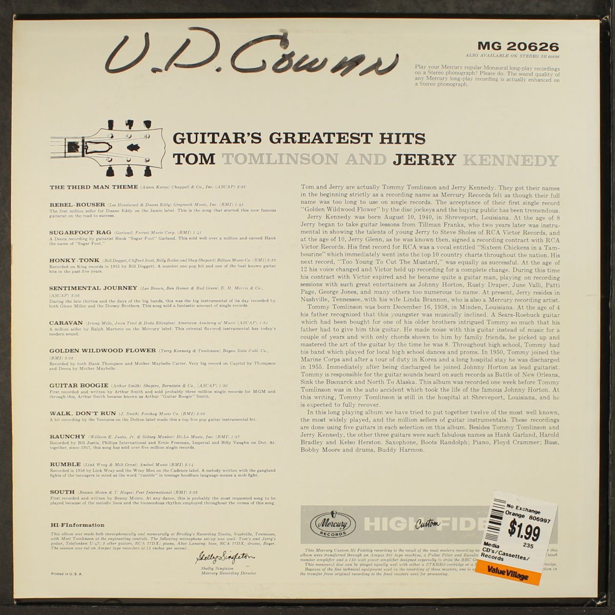 guitar's greatest hits by TOM & JERRY