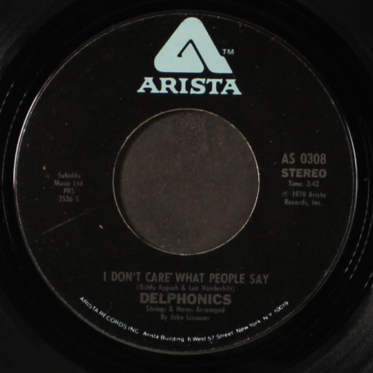 don't throw it all away / i don't care what people say by DELPHONICS