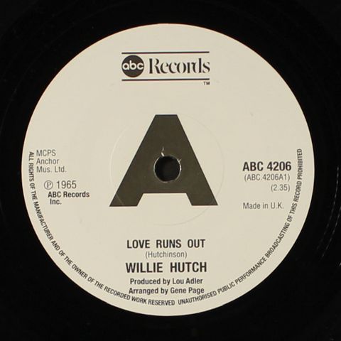 WILLIE HUTCH / BOBBY HUTTON