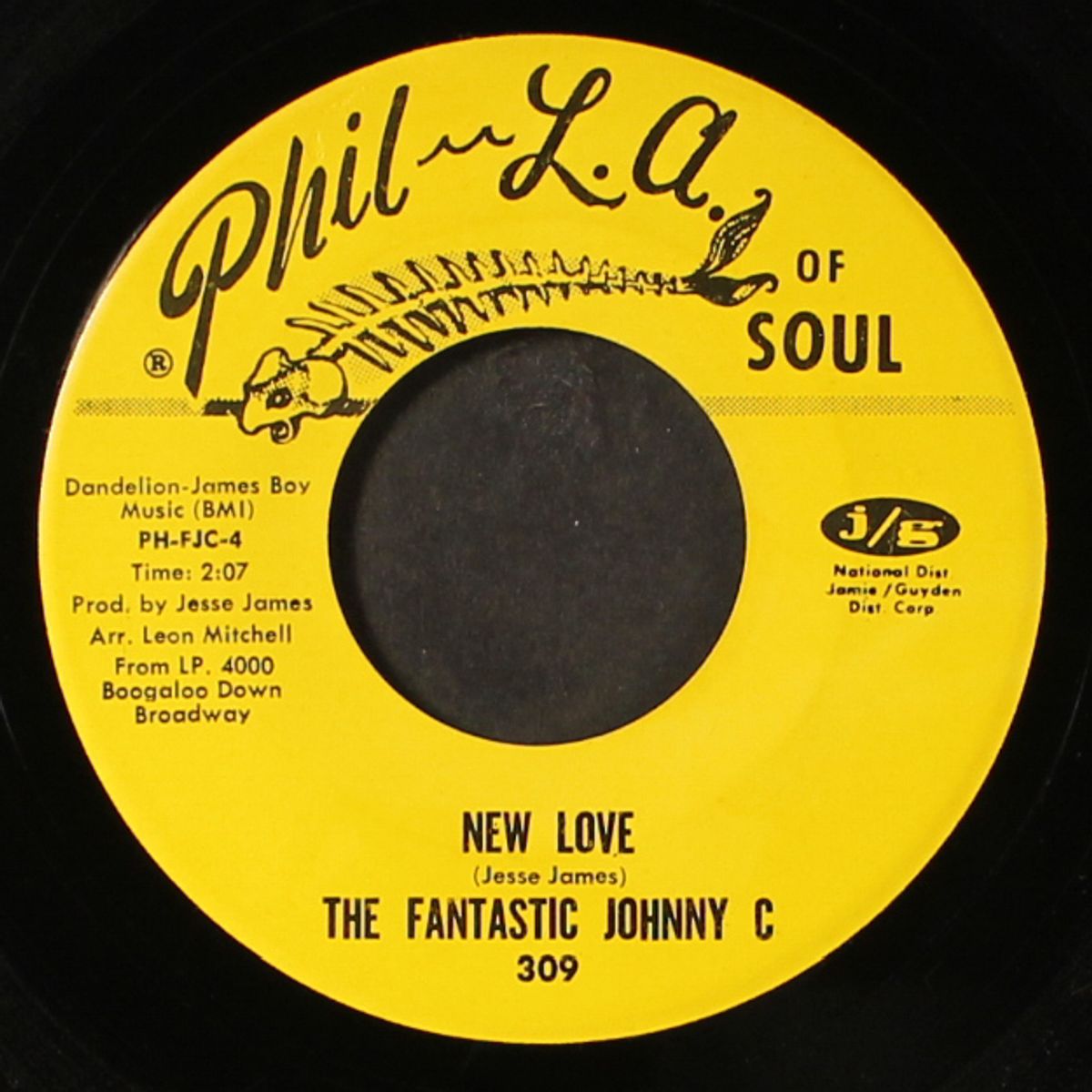 new love / got what you need by FANTASTIC JOHNNY C