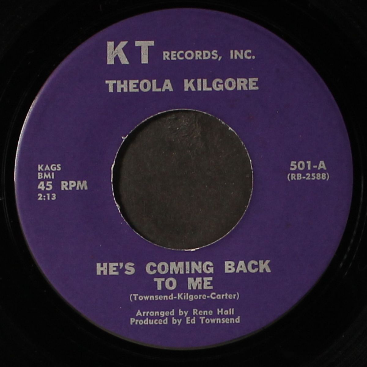 i'll keep trying / he's coming back to me by THEOLA KILGORE & GROUP