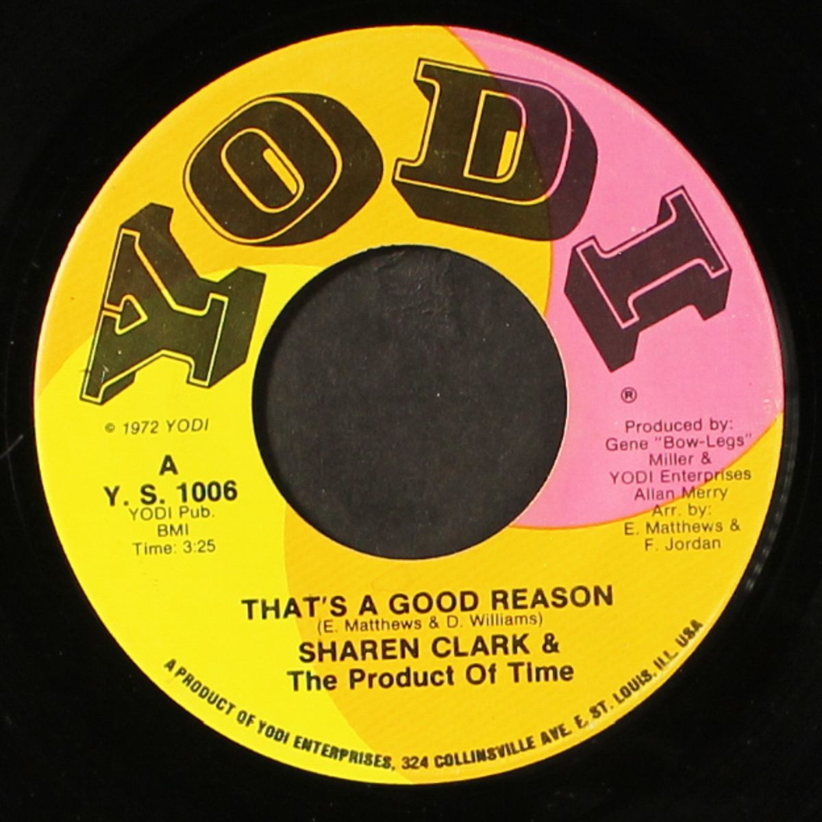 that's a good reason by SHAREN CLARK & PRODUCT OF TIME