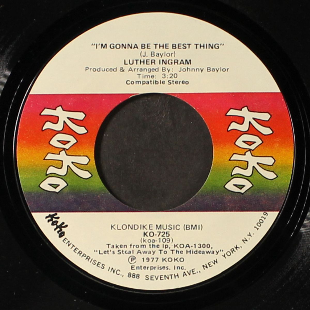 i like the feeling / i'm gonna be the best thing by LUTHER INGRAM