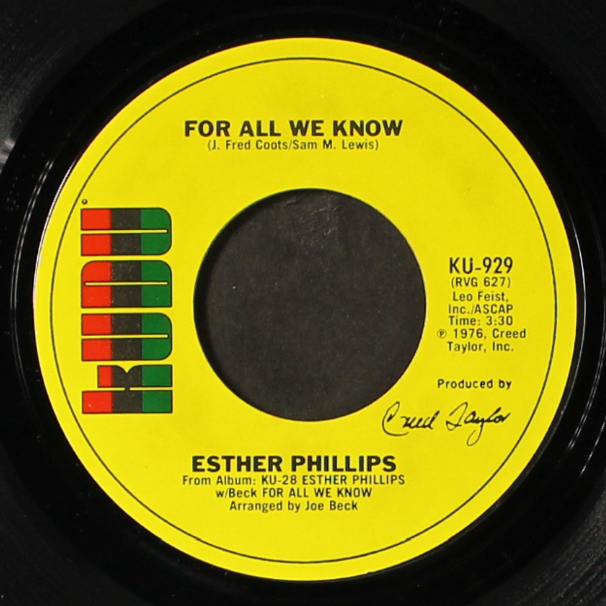 for all we know / fever by ESTHER PHILLIPS