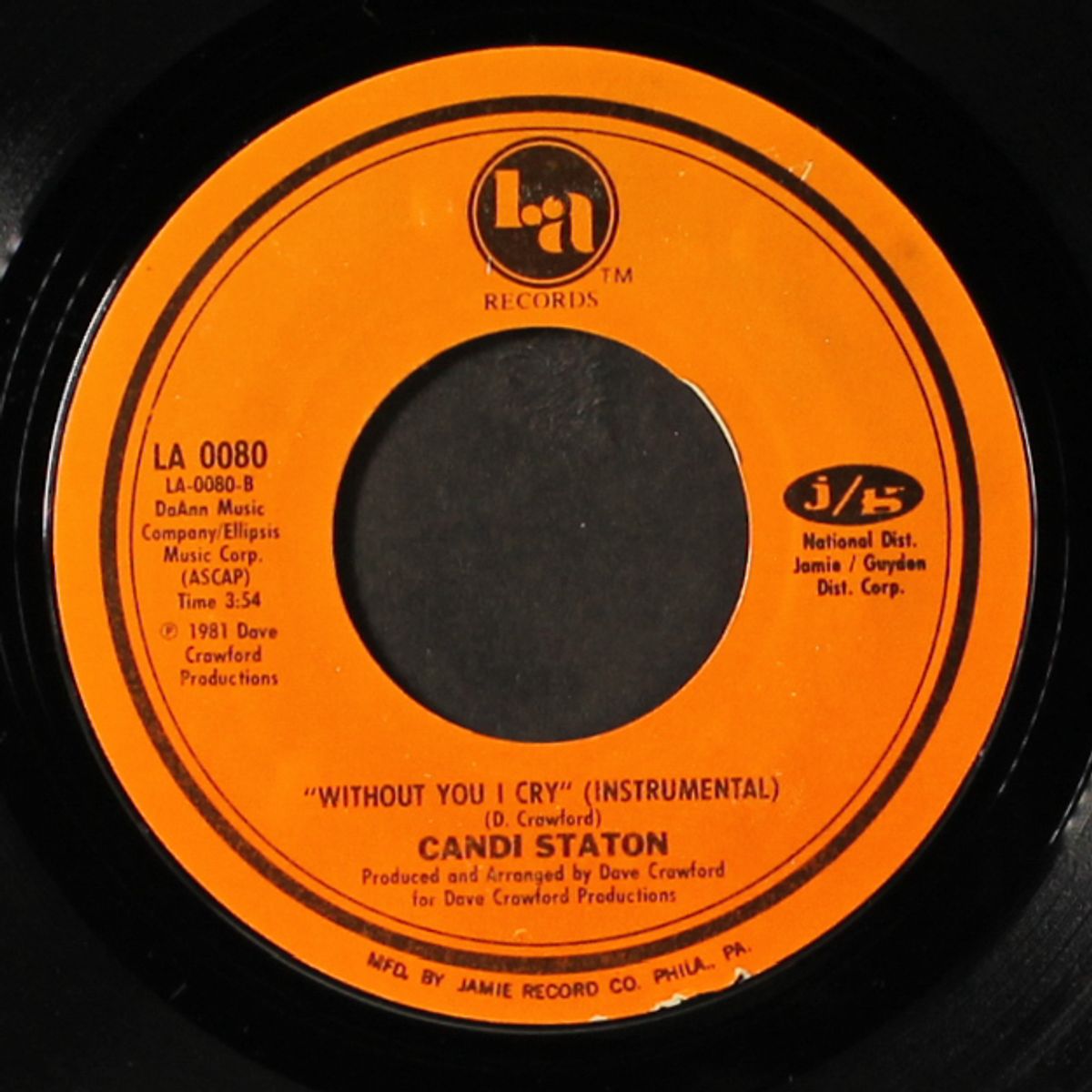without you i cry / instrumental by CANDI STATON