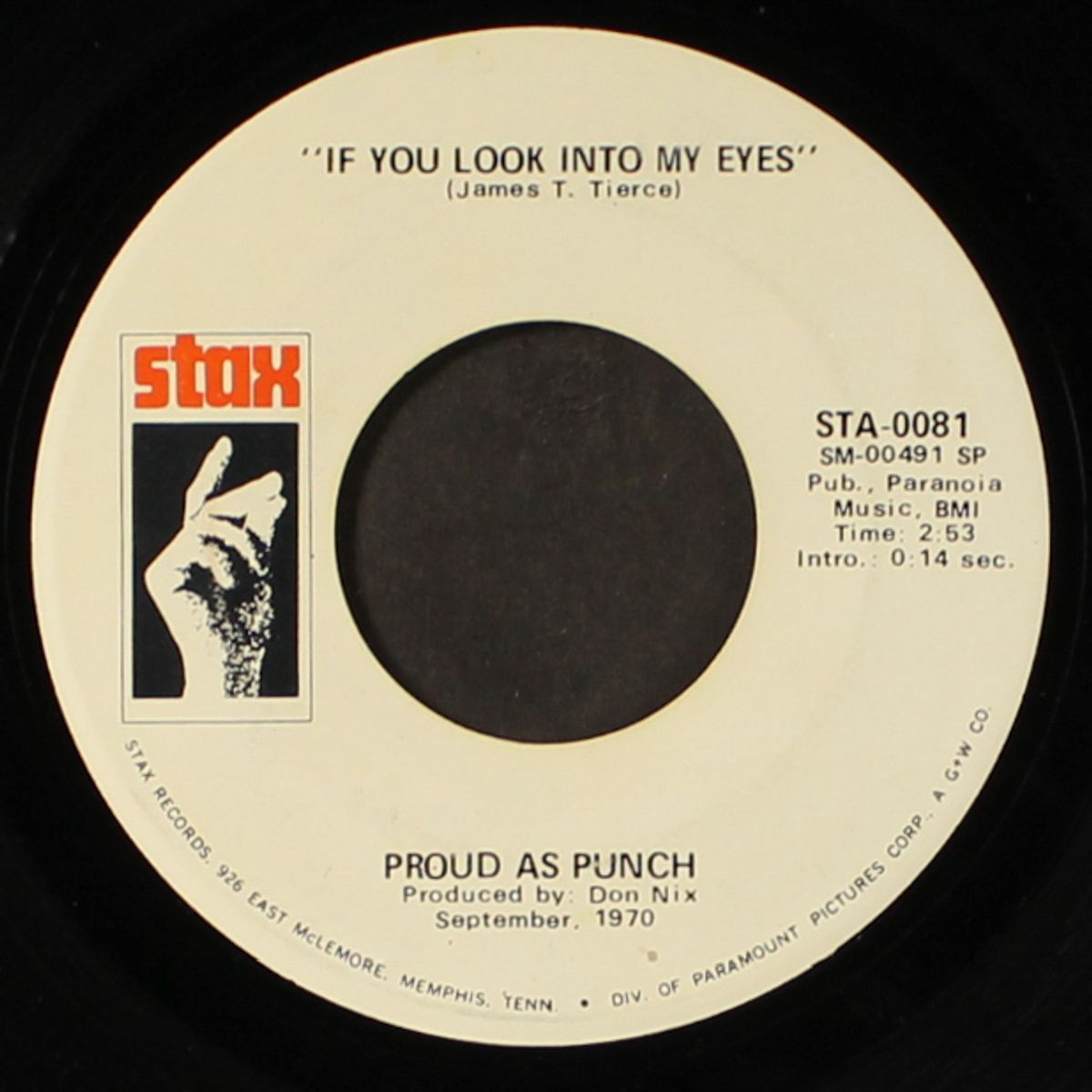 so easy to see / if you look into my eyes by PROUD AS PUNCH
