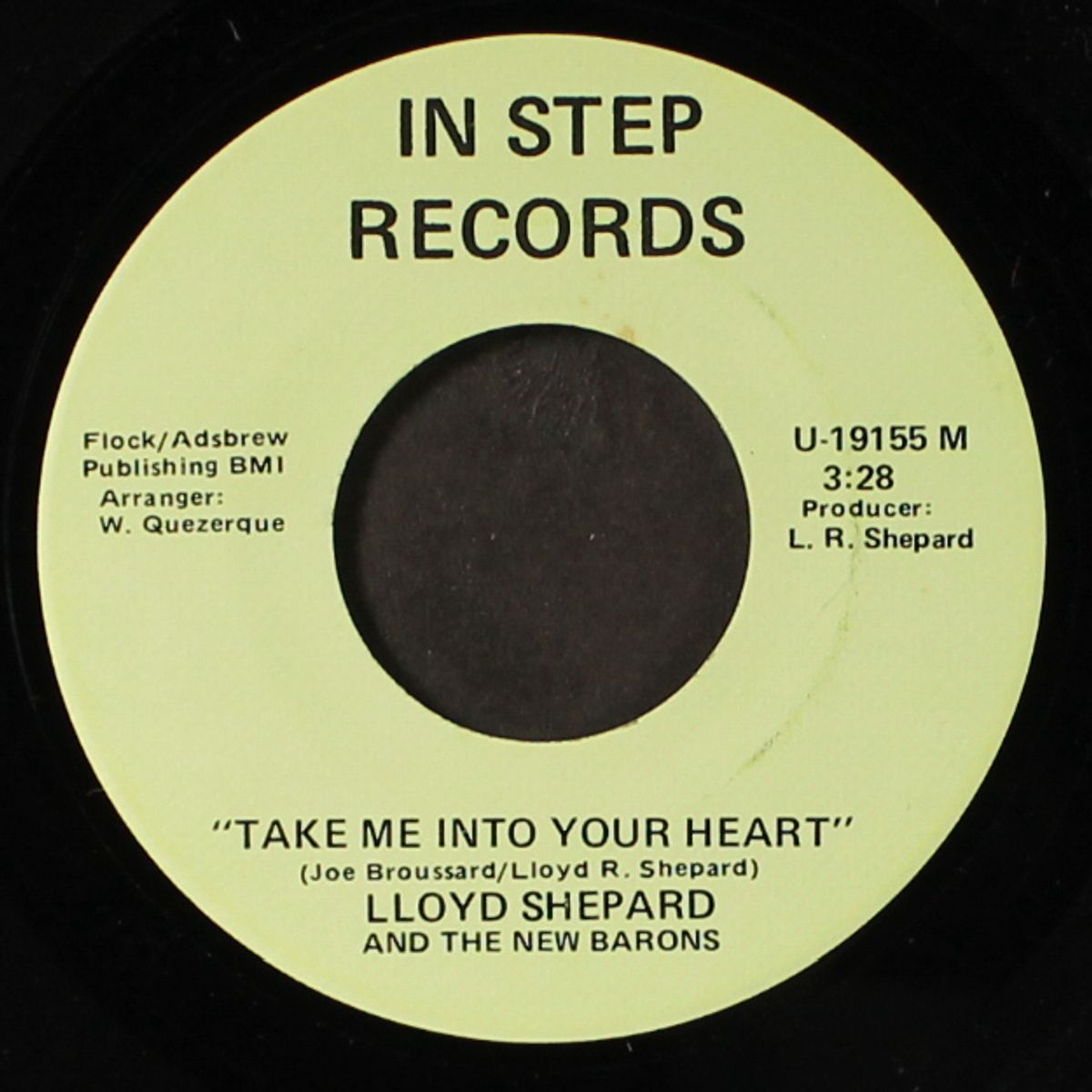 take me into your heart / if you want to try it again by LLOYD SHEPARD & NEW BARONS
