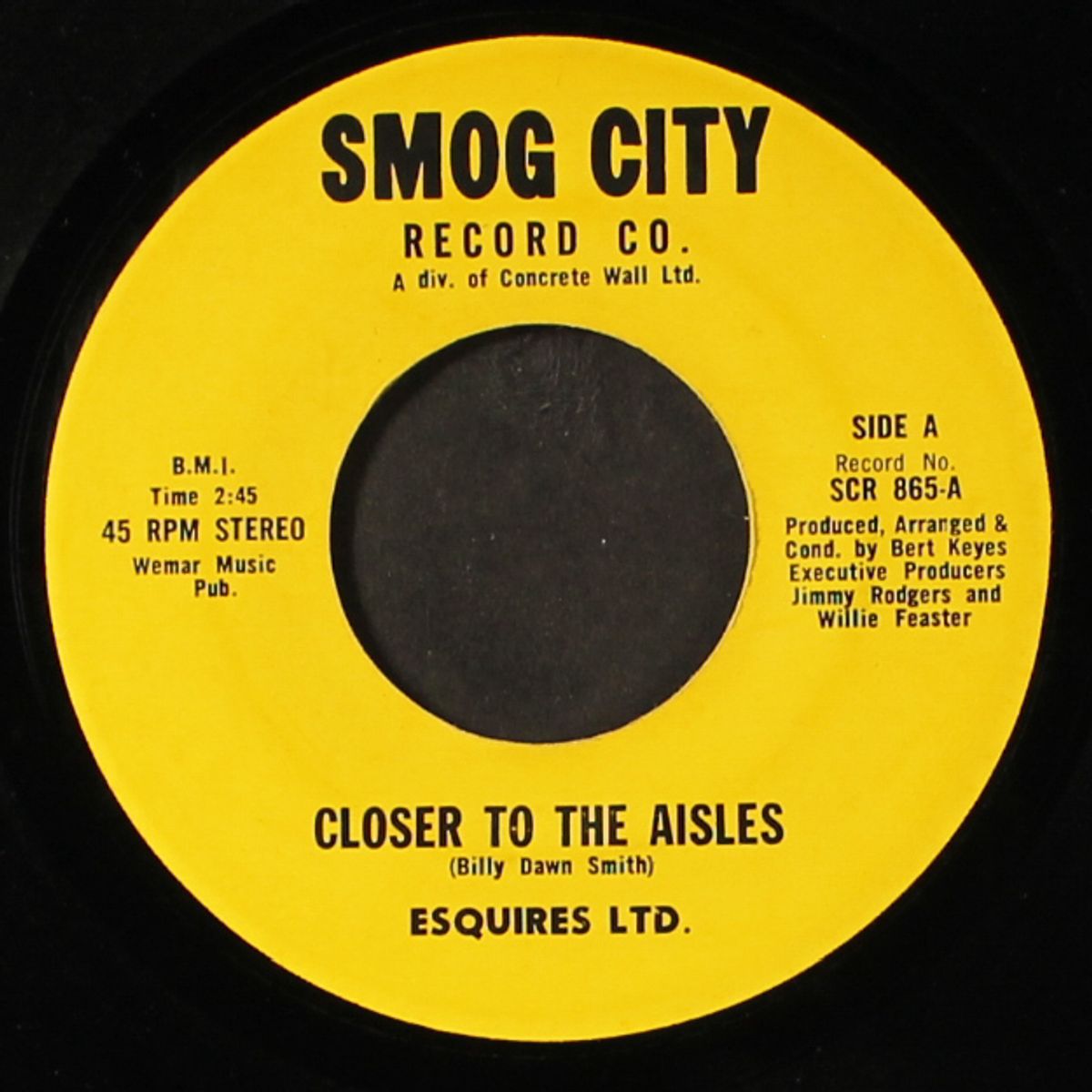 closer to the aisles by ESQUIRE LTD.
