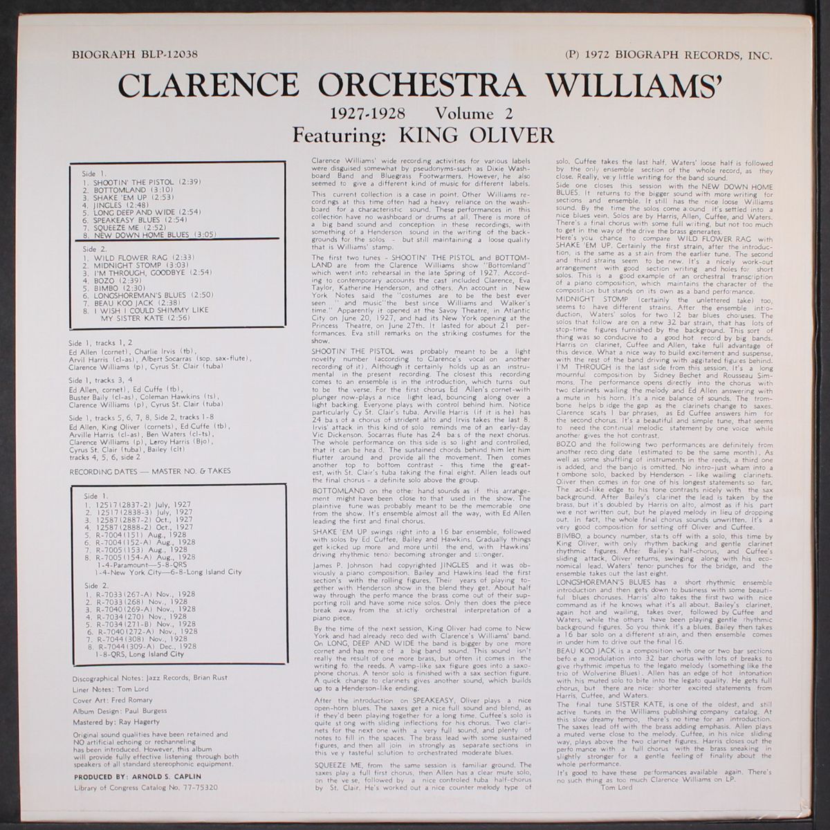 vol. 2 by CLARENCE WILLIAMS