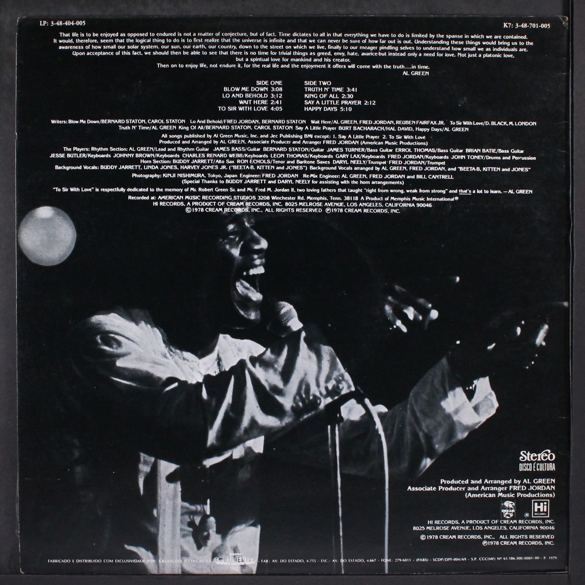 truth n' time by AL GREEN