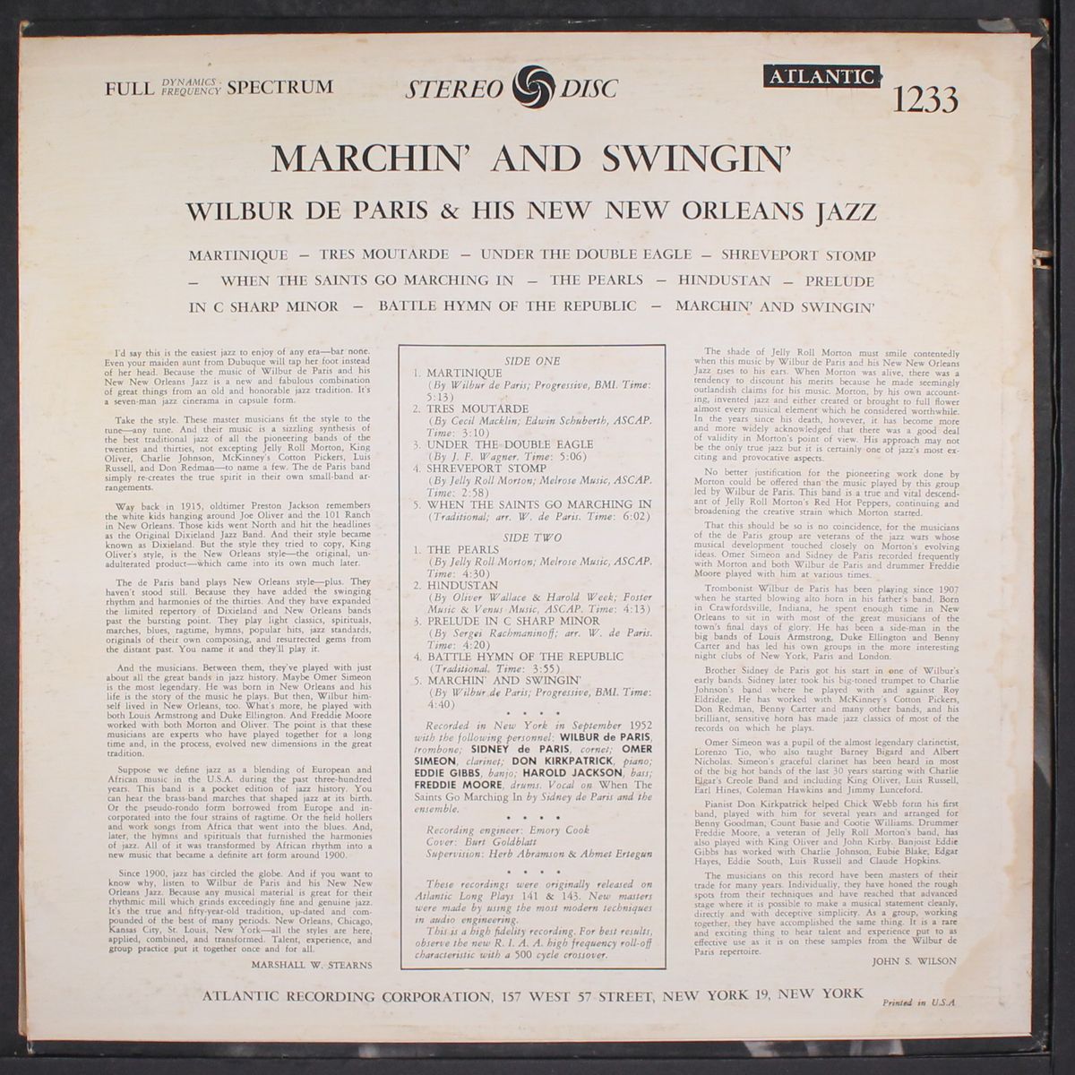 marchin' and swingin' by WILBUR DE PARIS