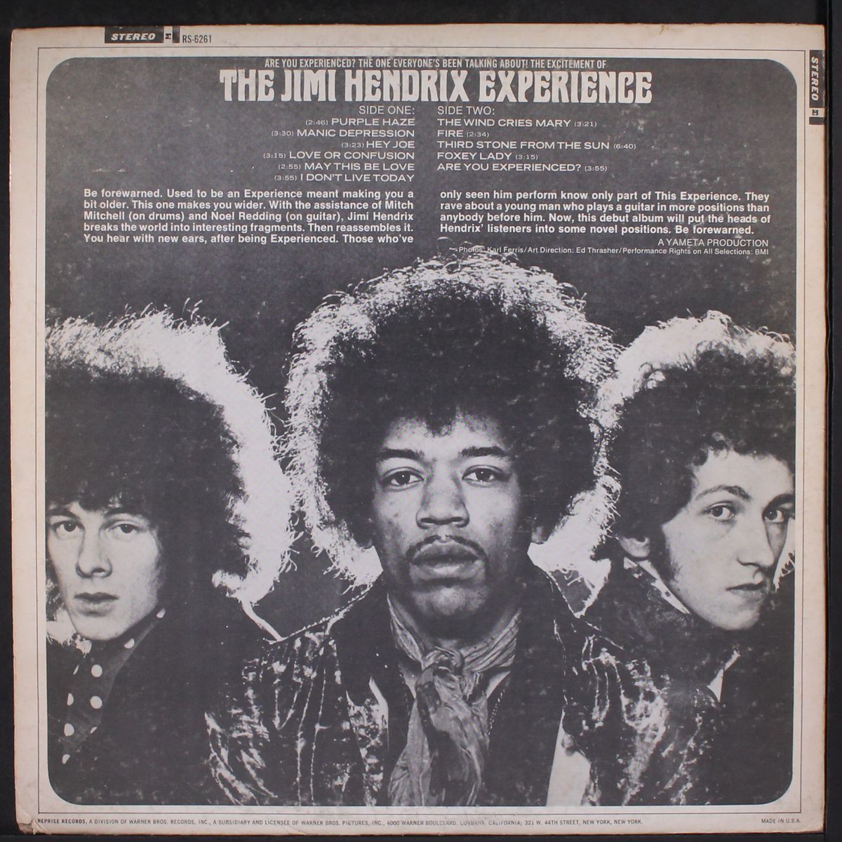 are you experienced? by JIMI HENDRIX EXPERIENCE