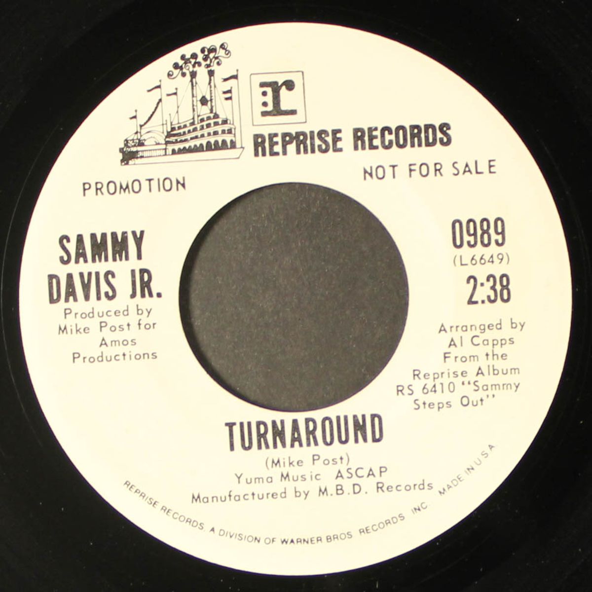 she is today / turnaround by SAMMY DAVIS JR.