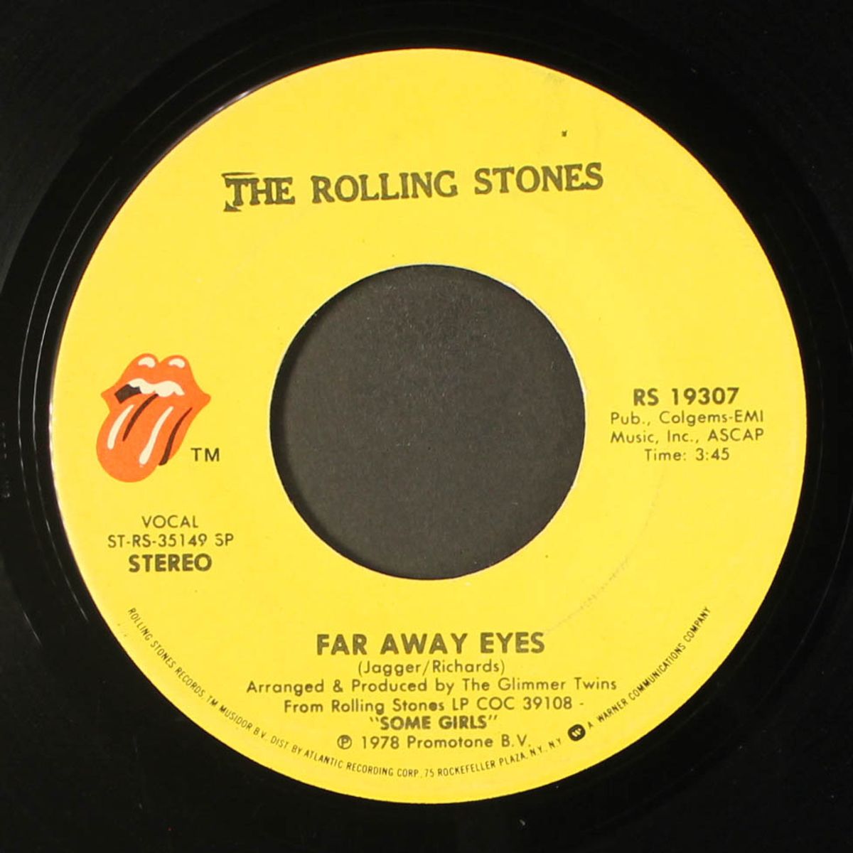 miss you / far away eyes by ROLLING STONES