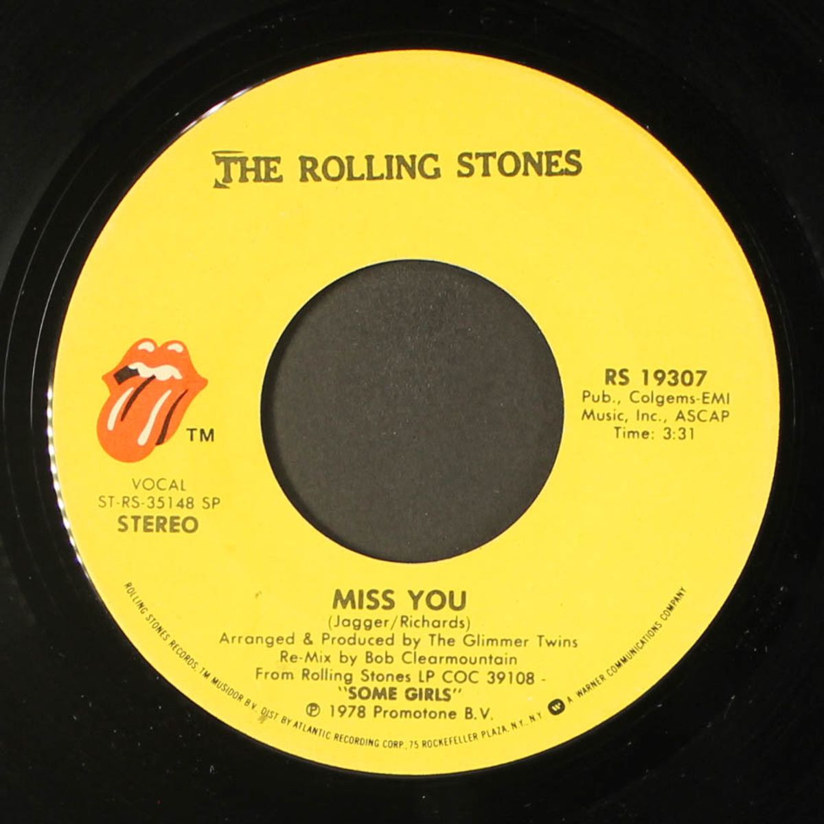 miss you / far away eyes by ROLLING STONES
