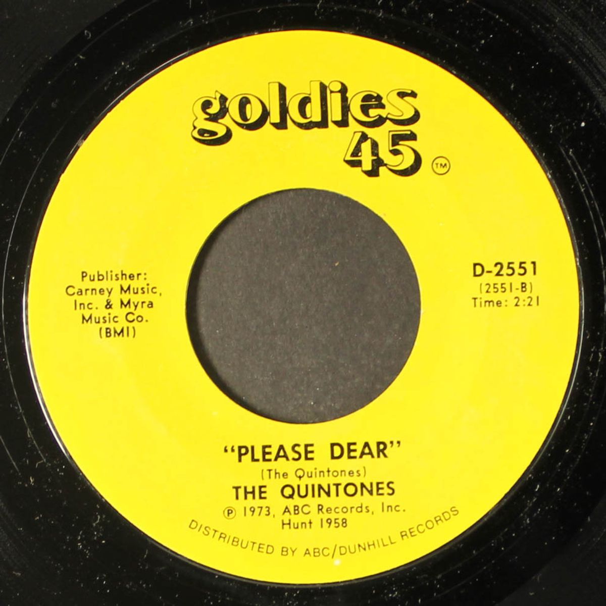down the aisle of love / please dear by QUINTONES