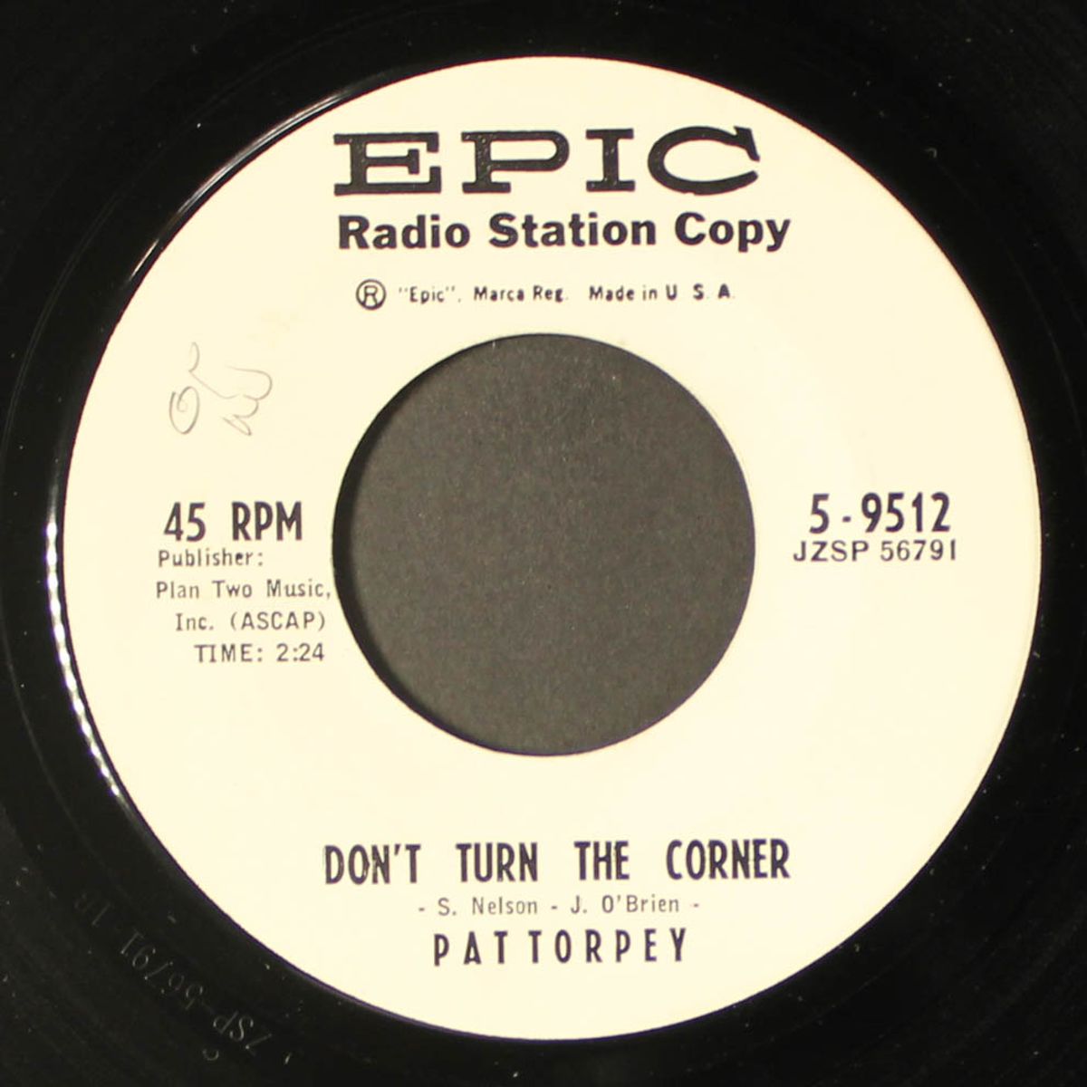 don't turn the corner / broken promises by PAT TORPEY