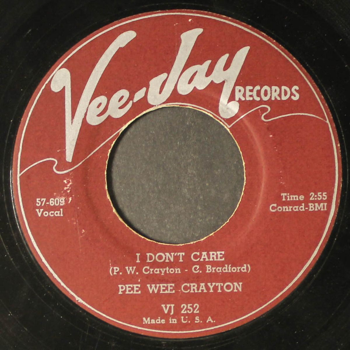 i don't care / i found my peace of mind by PEE WEE CRAYTON & SPANIELS