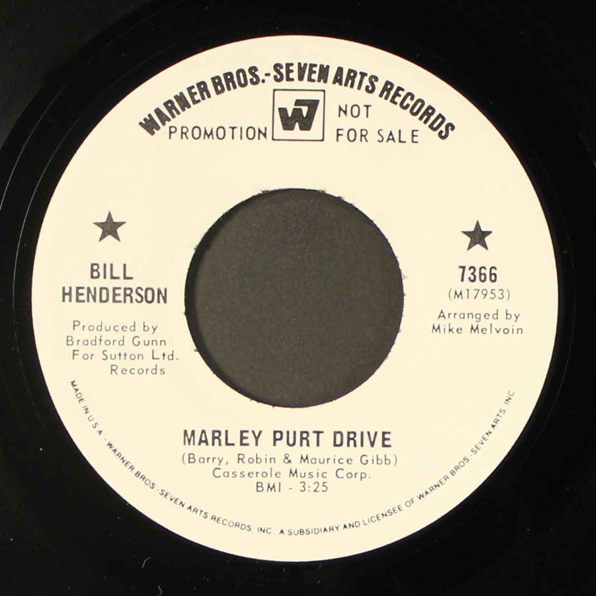 marley purt drive / living without you by BILL HENDERSON
