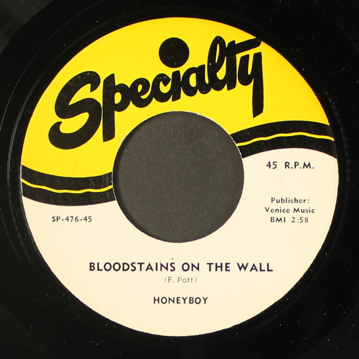 bloodstains on the wall / my time ain't long by HONEYBOY