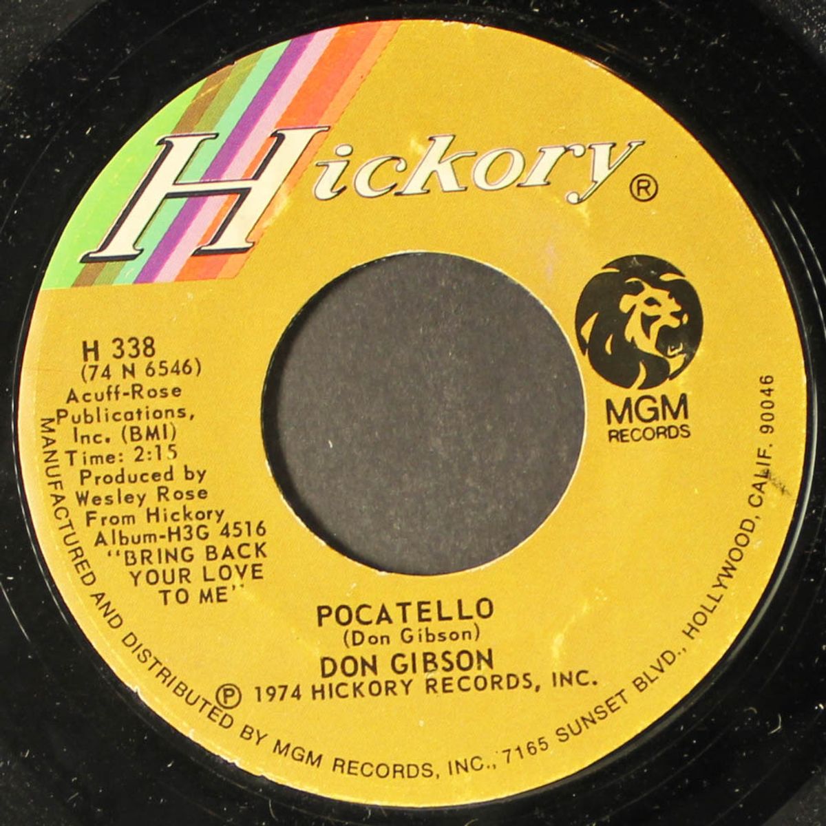 i'll sing for you / pocatello by DON GIBSON