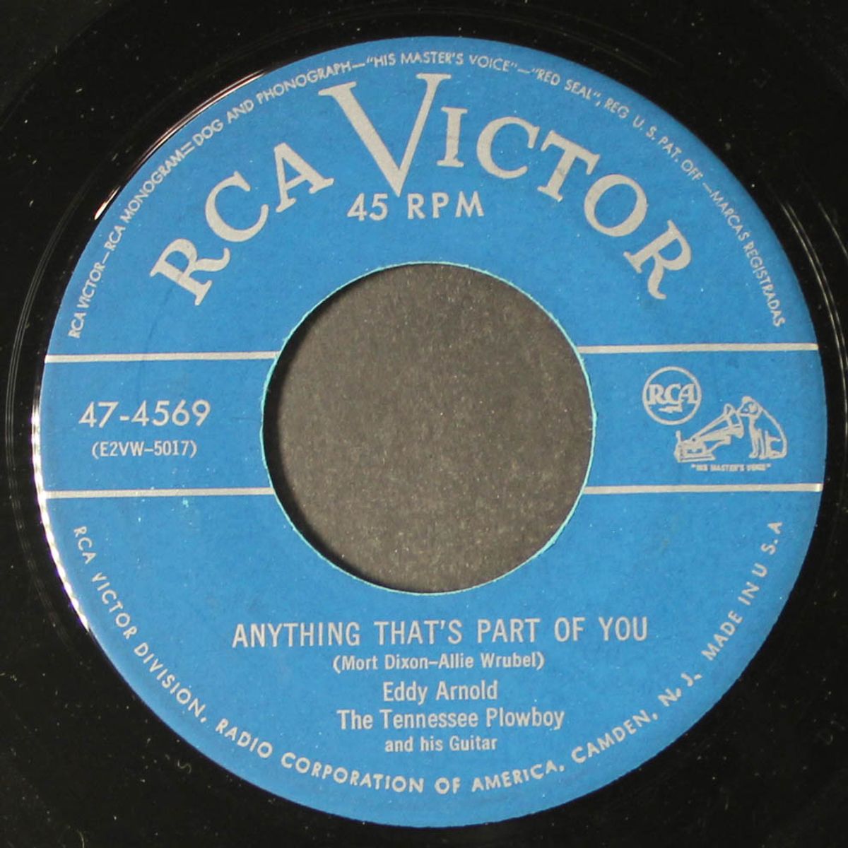 easy on the eyes / anything that's part of you by EDDY ARNOLD