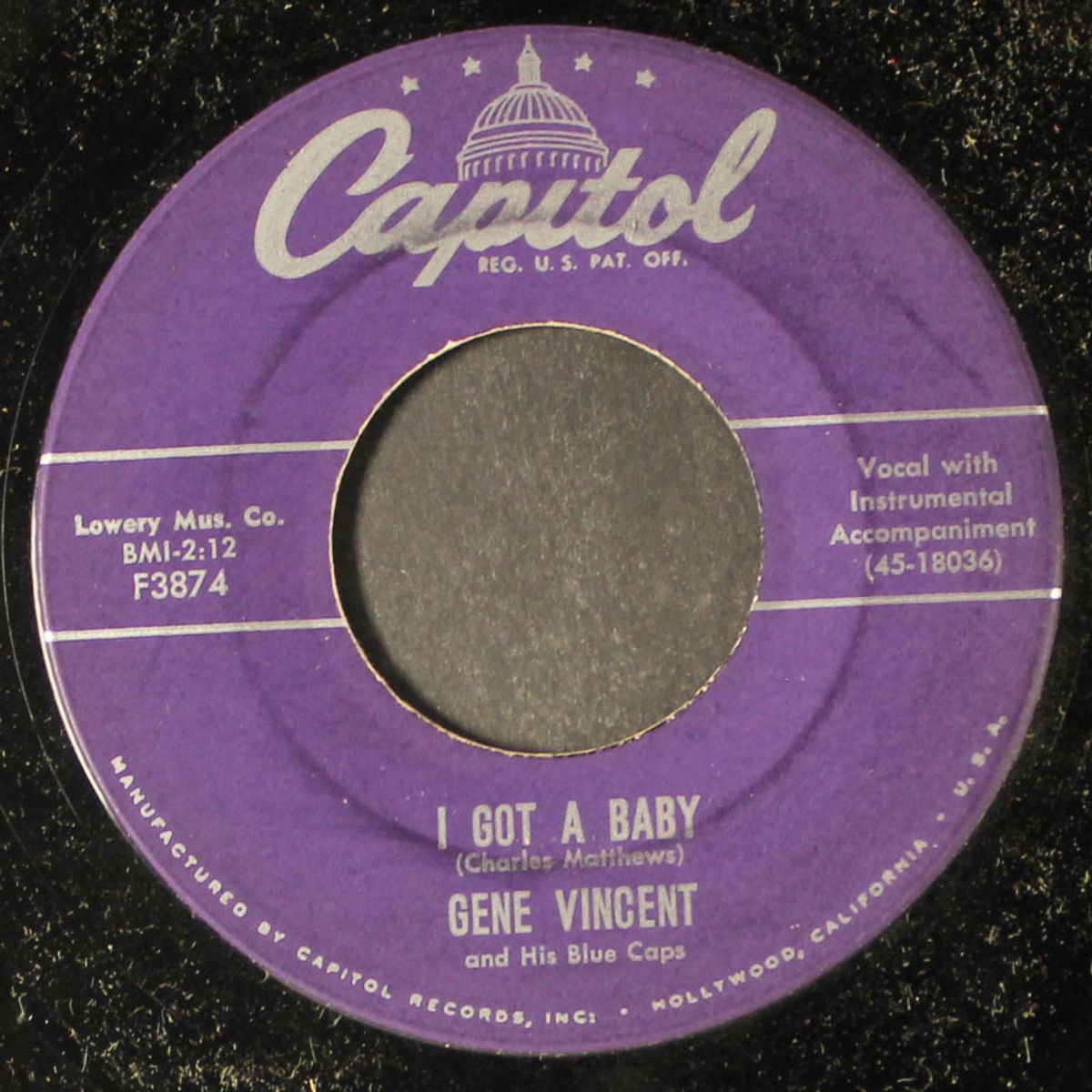 walkin' home from school / i got a baby by GENE VINCENT