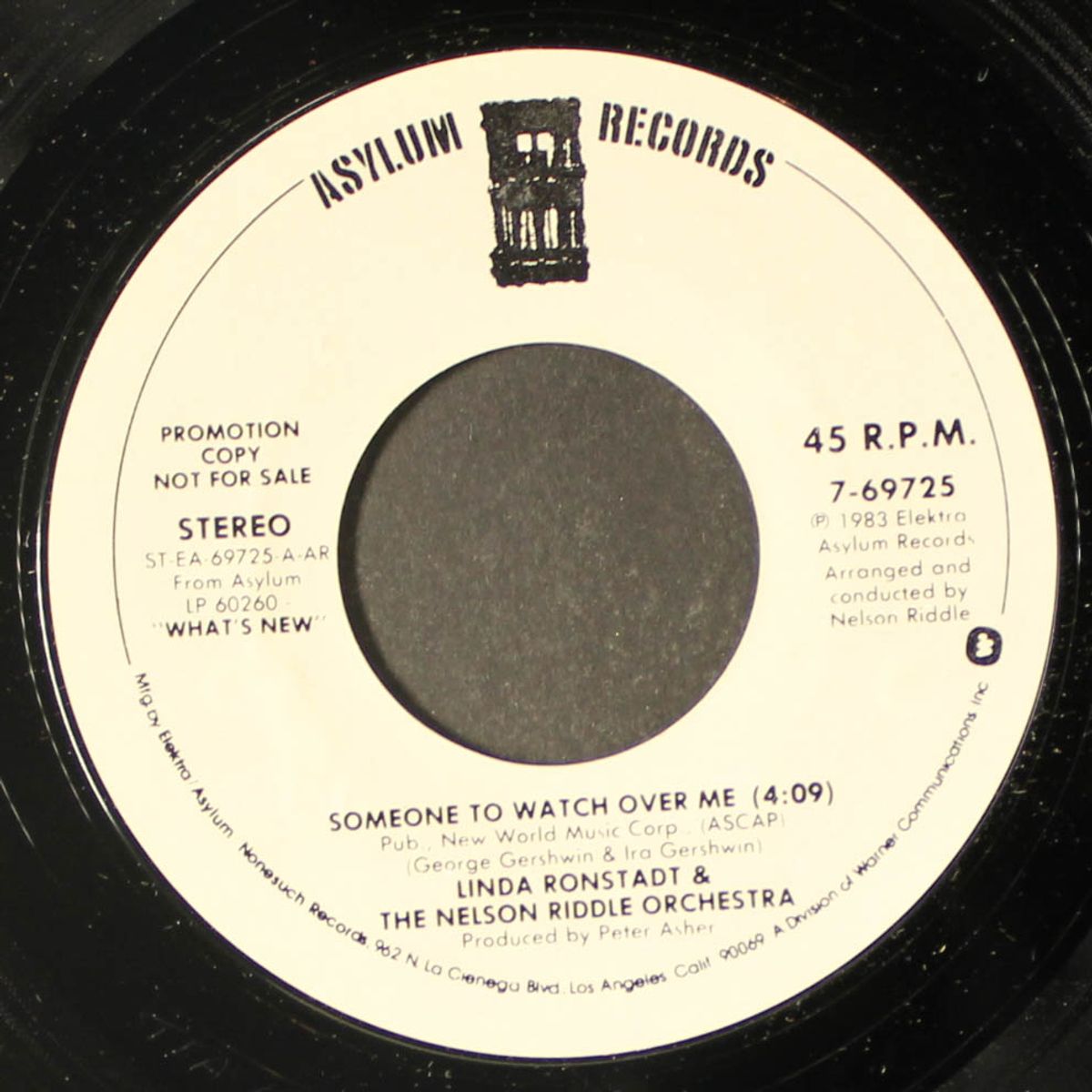 someone to watch over me / same by LINDA RONSTADT