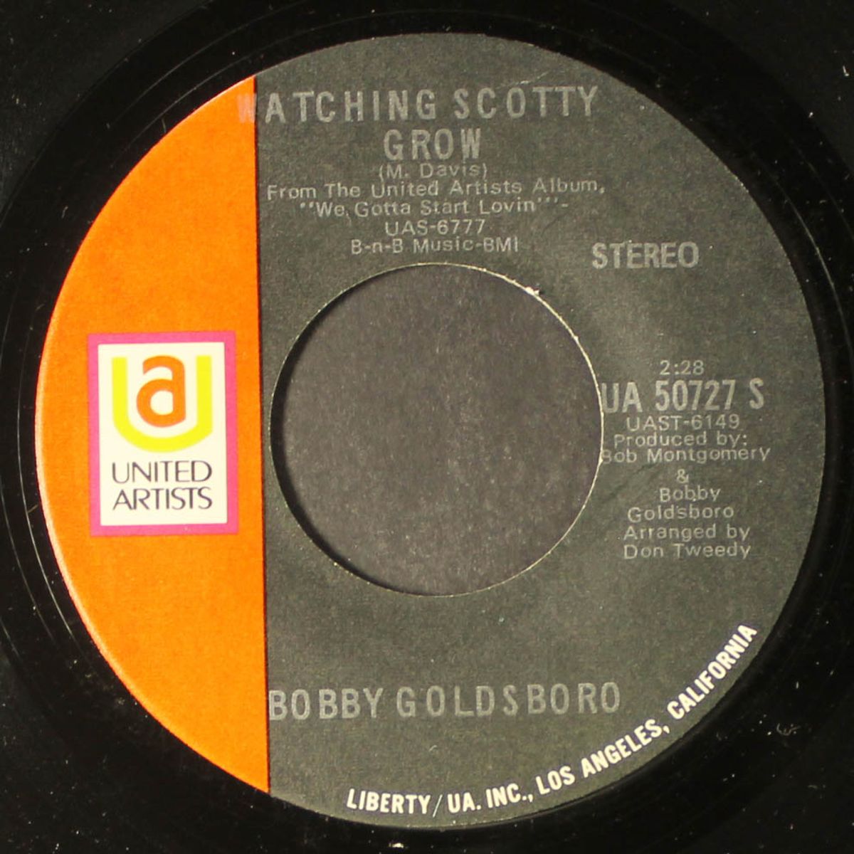 watching scotty grow / water color days by BOBBY GOLDSBORO