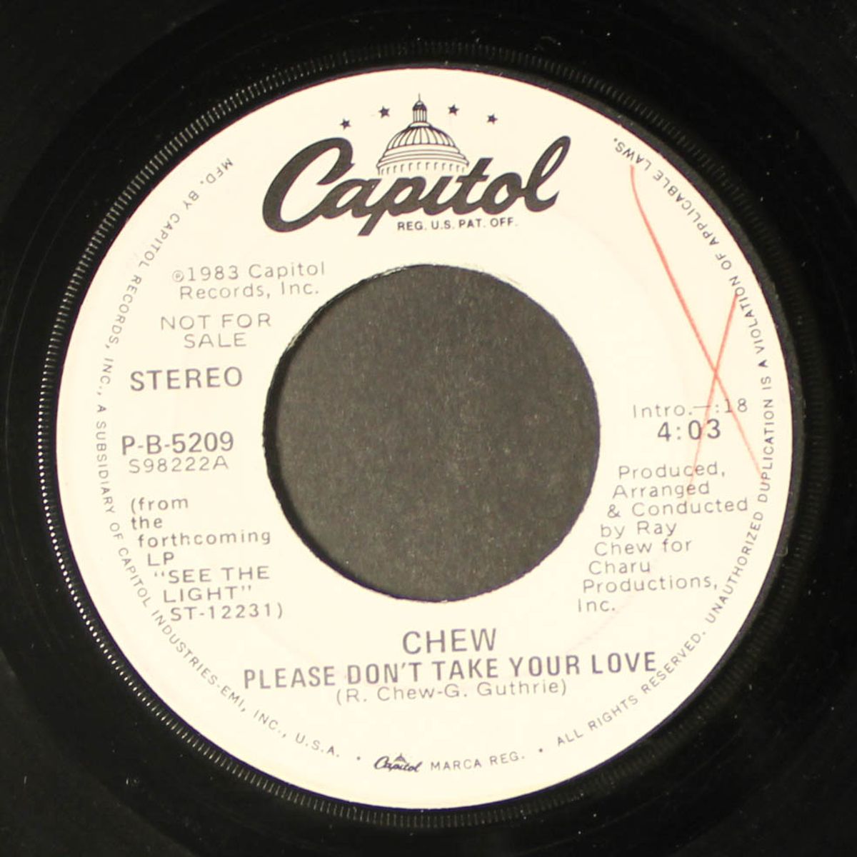 please don't take your love / same by CHEW