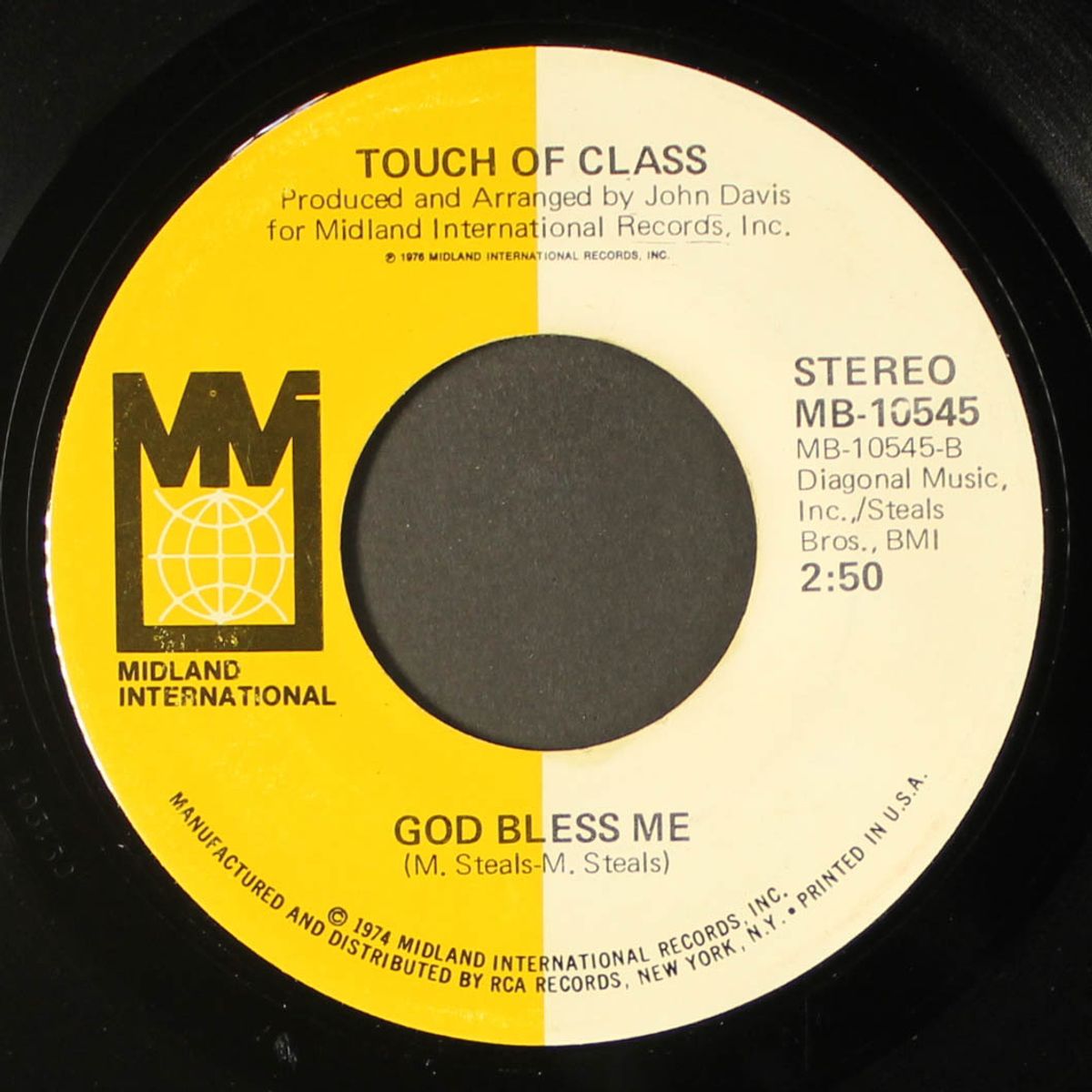 don't want no other lover / god bless me by TOUCH OF CLASS