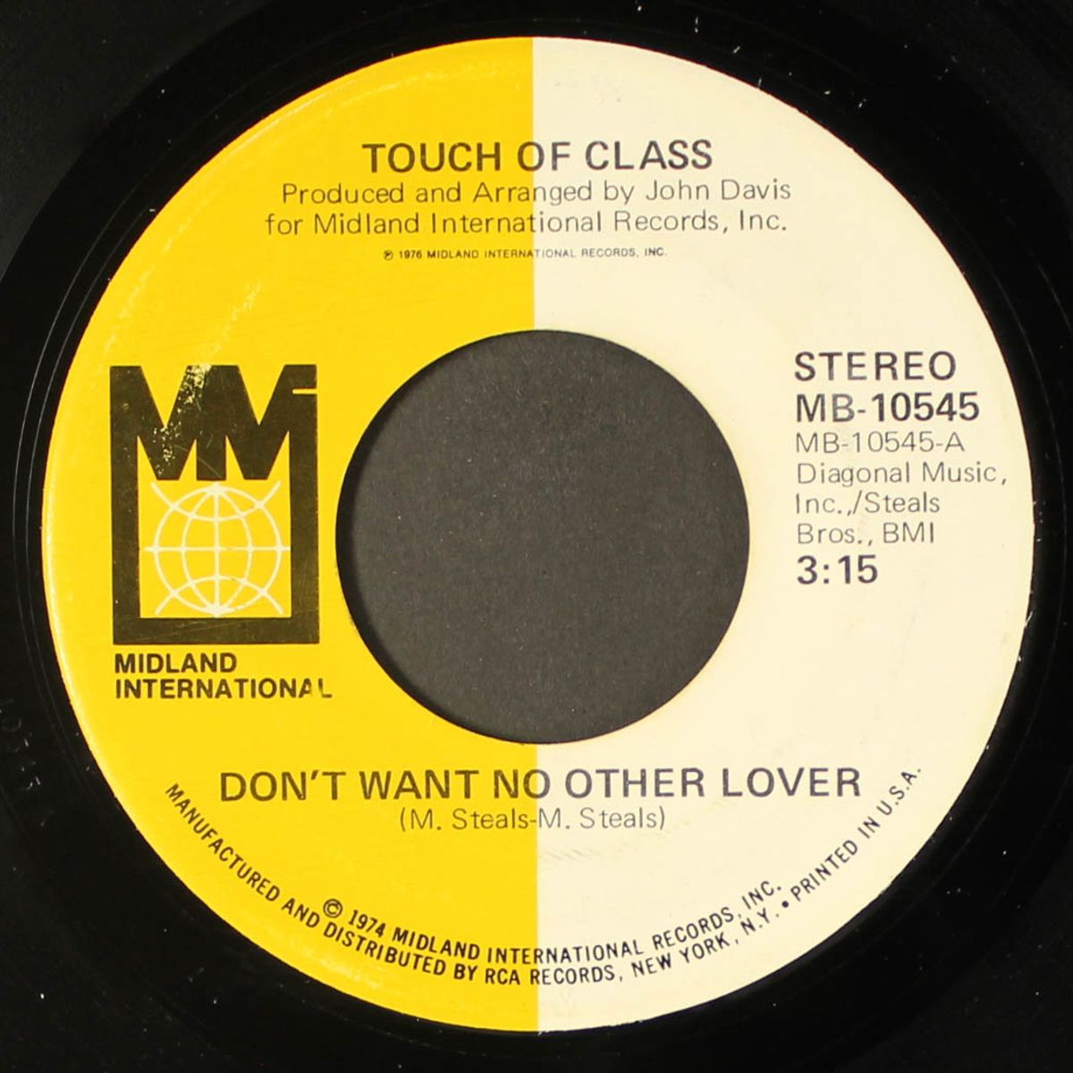 don't want no other lover / god bless me by TOUCH OF CLASS