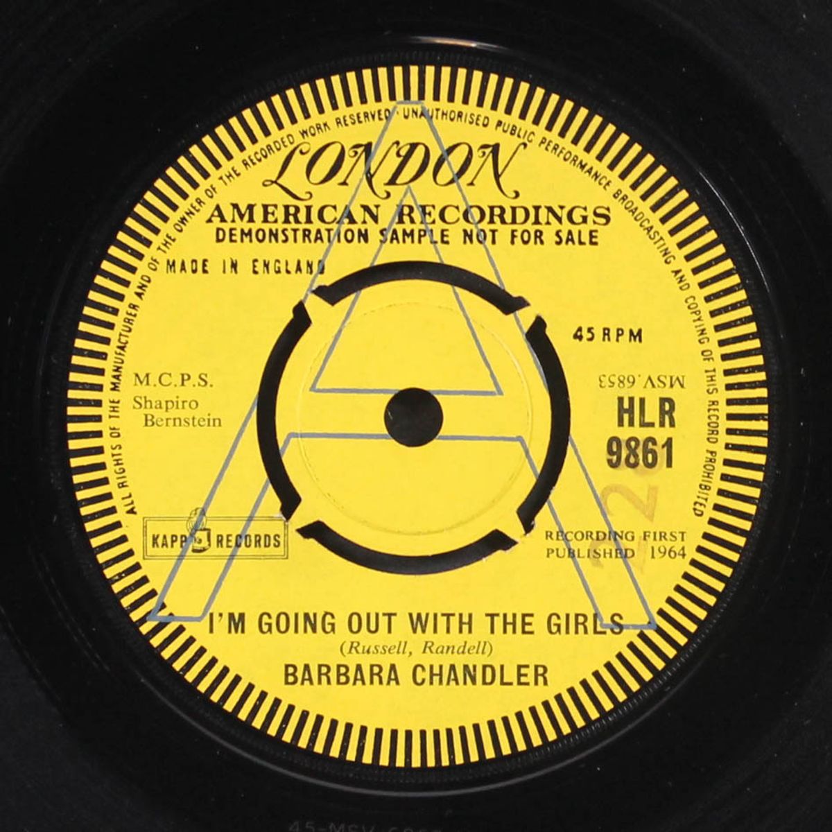 i'm going out with the girls / a lonely new year by BARBARA CHANDLER