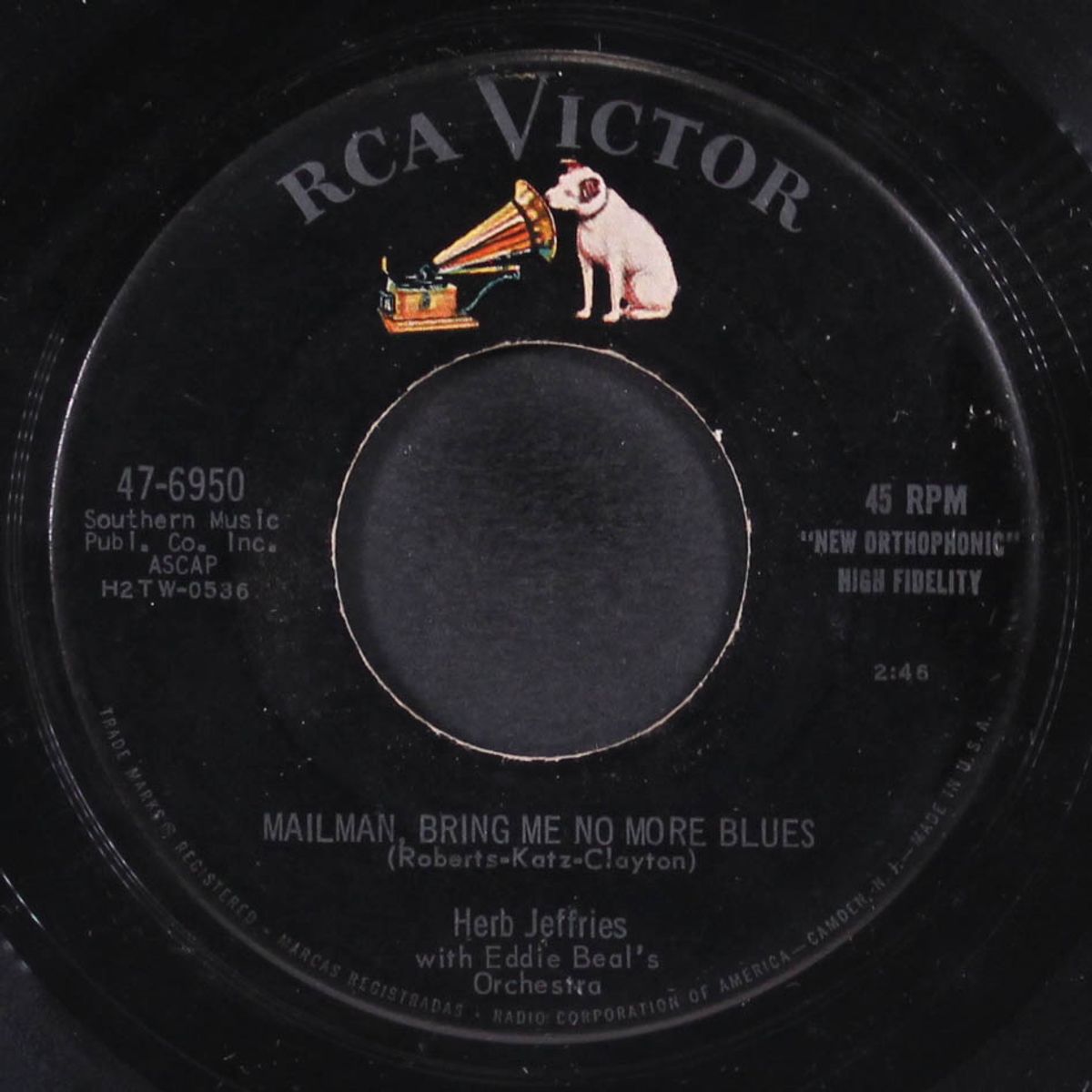 mailman, bring me no more blues / so shy by HERB JEFFRIES