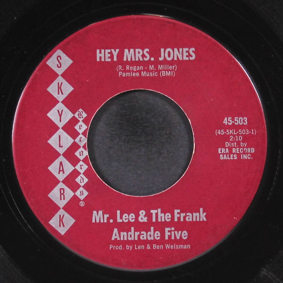 hey mrs. jones / let the four winds blow by MR. LEE & FRANK ANDRADE FIVE