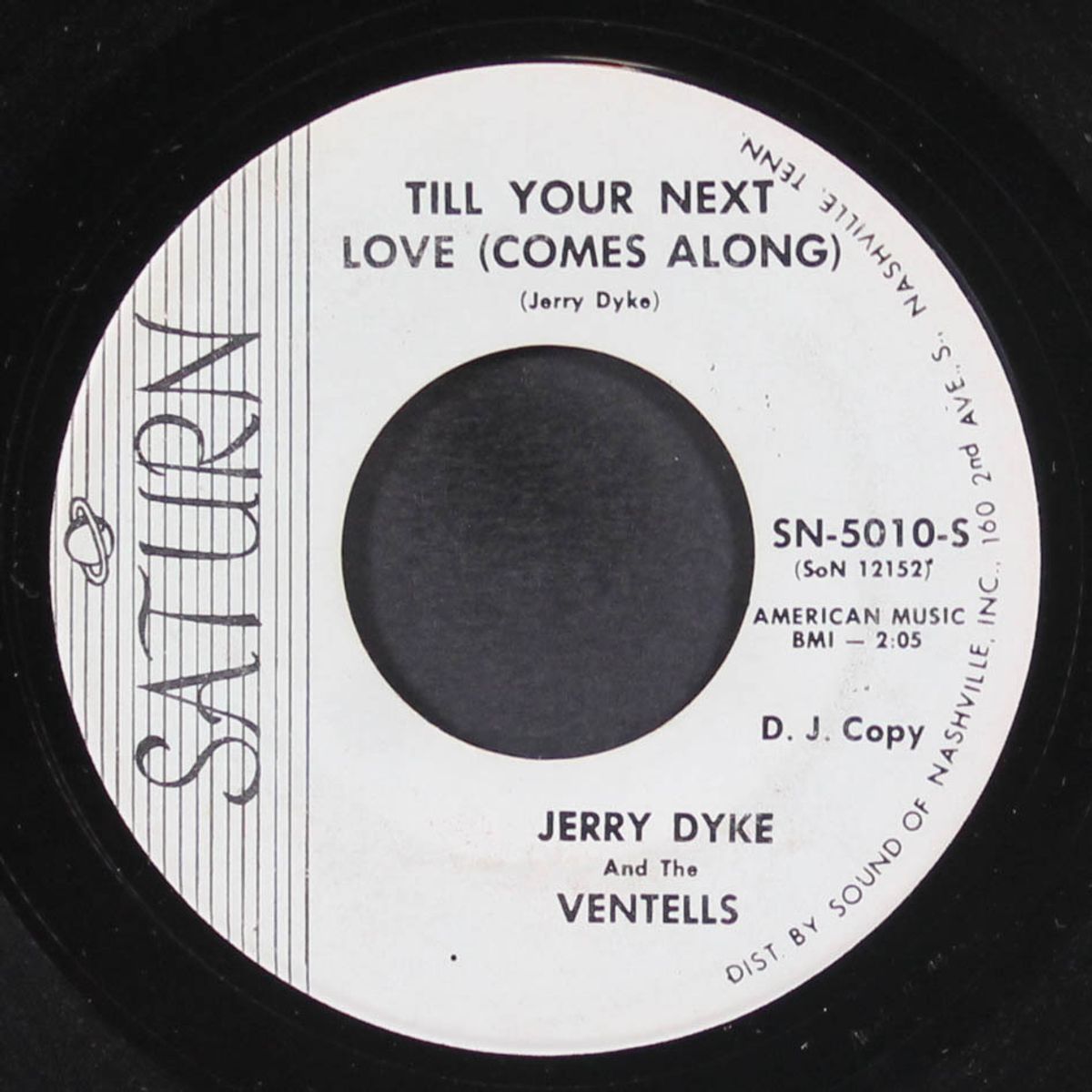 mean woman blues / till your next love by JERRY DYKE & VENTELLS