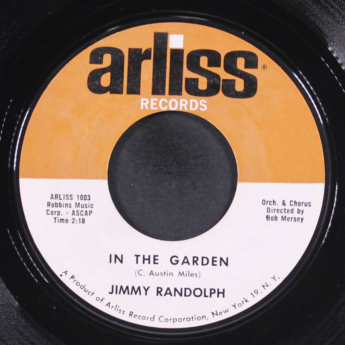 in the garden / gonna sit and cry by JIMMY RANDOLPH