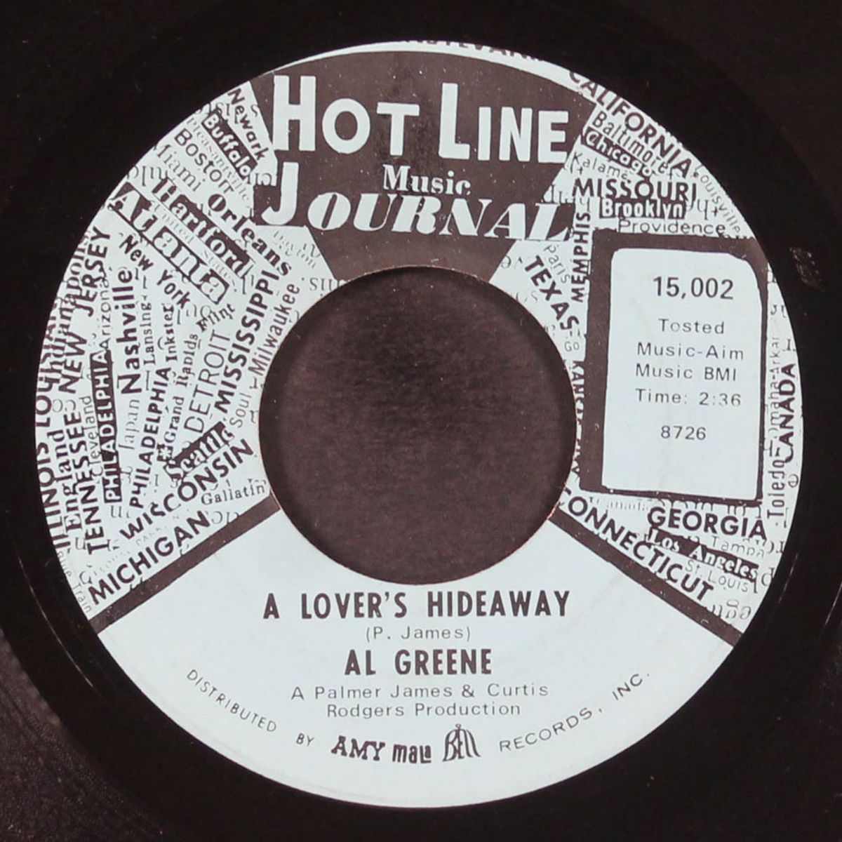 i'll be good to you / a lover's hideaway by AL GREENE