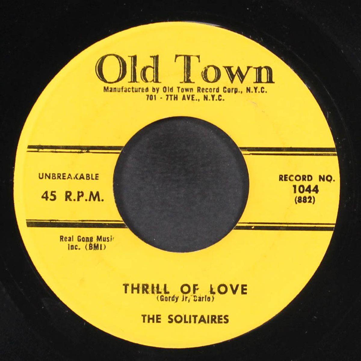 i really love you so / thrill of love by SOLITAIRES