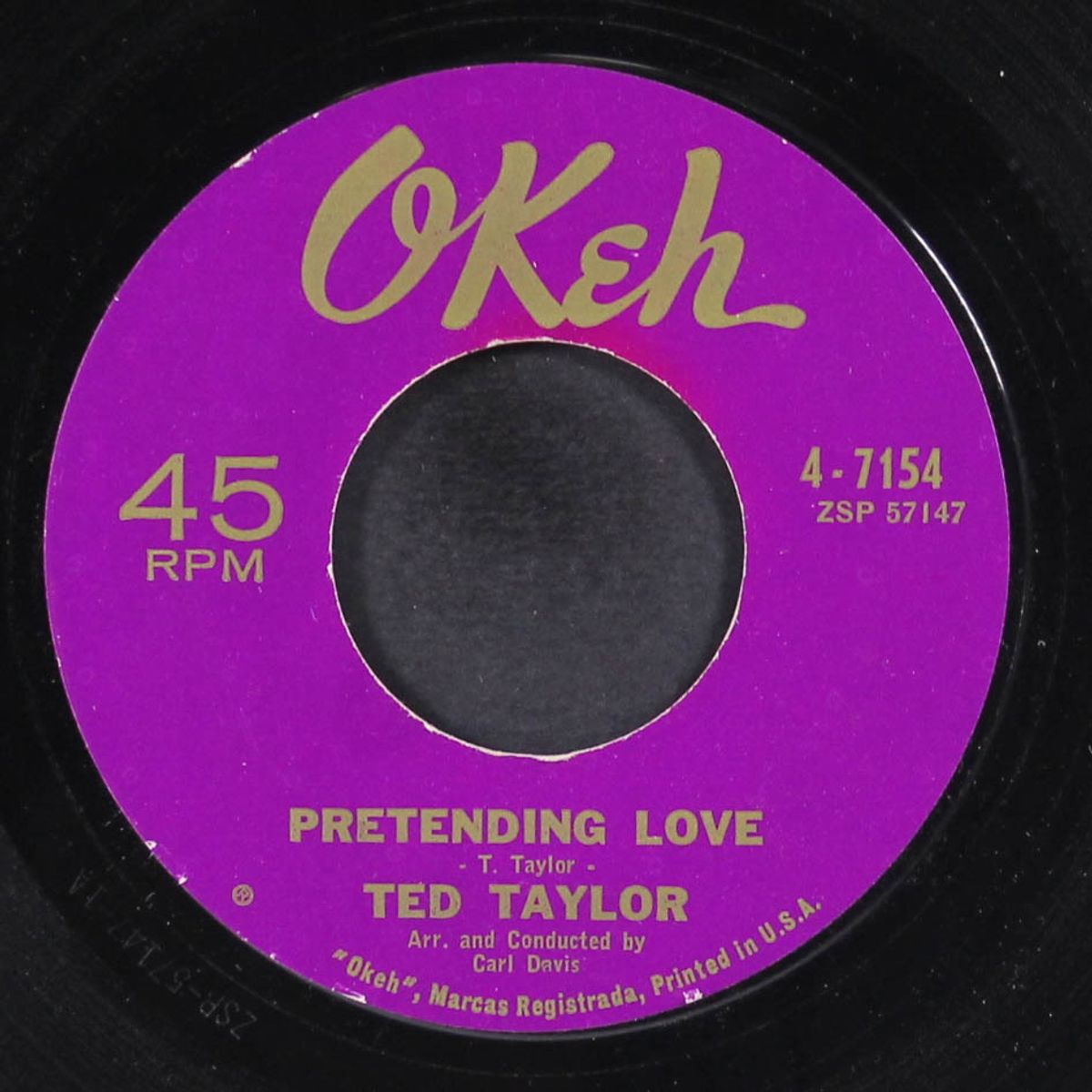 don't lie / pretending love by TED TAYLOR