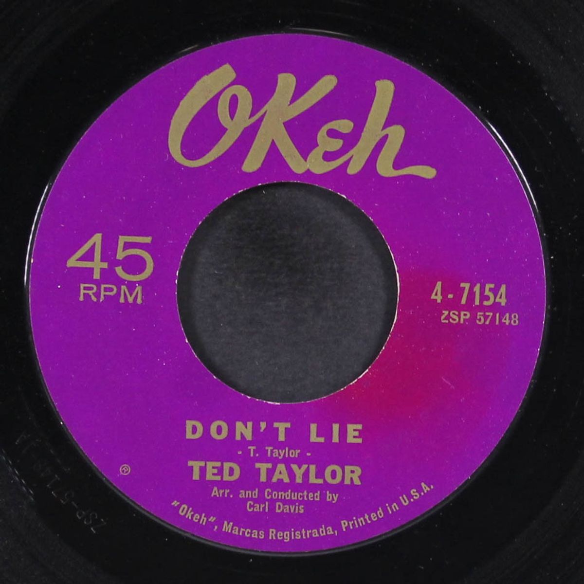 don't lie / pretending love by TED TAYLOR
