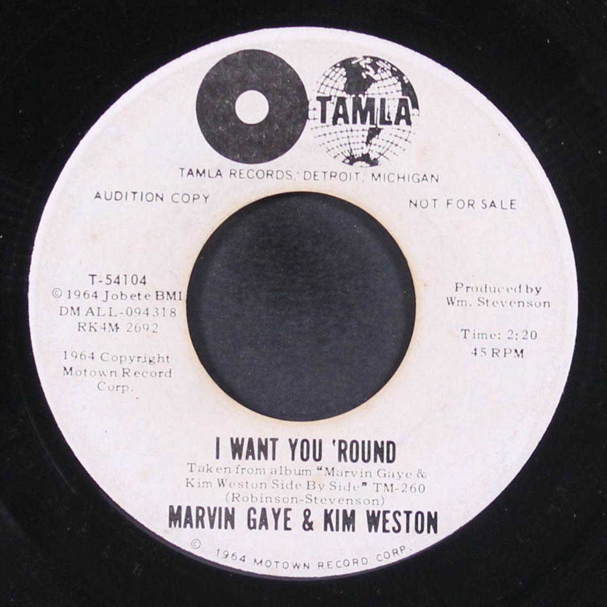 what good am i without you / i want you 'round by MARVIN GAYE & KIM WESTON