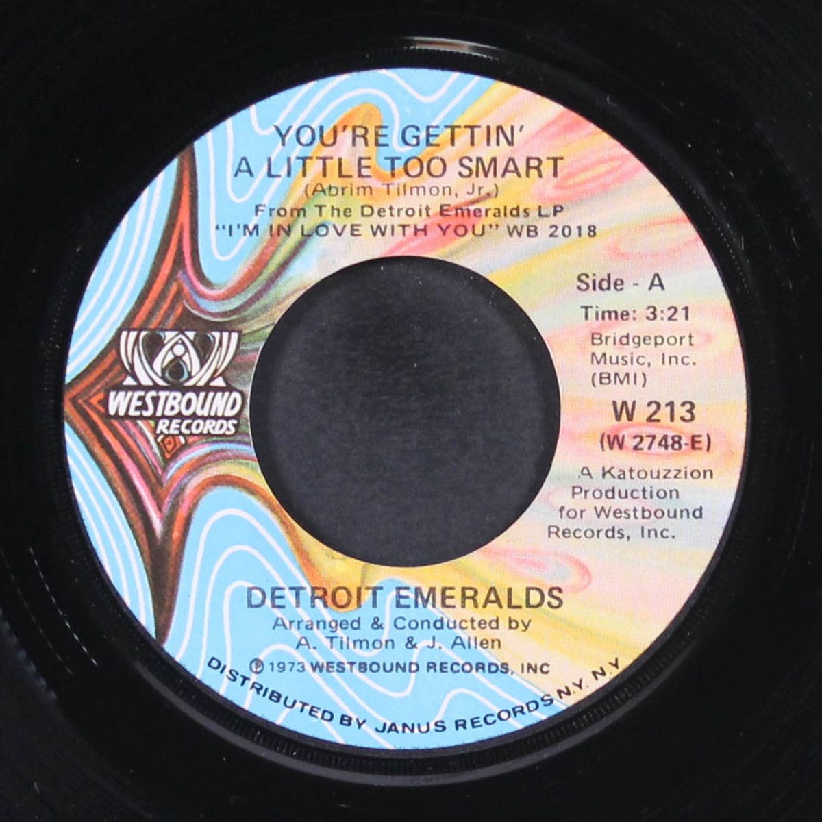 you're gettin' a little too smart / heaven couldn't be like this by DETROIT EMERALDS