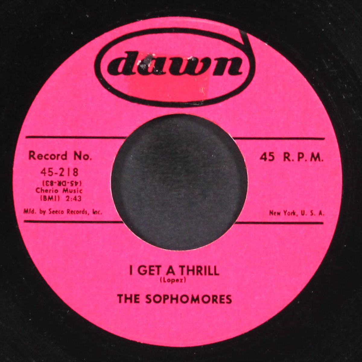 linda / i get a thrill by SOPHOMORES