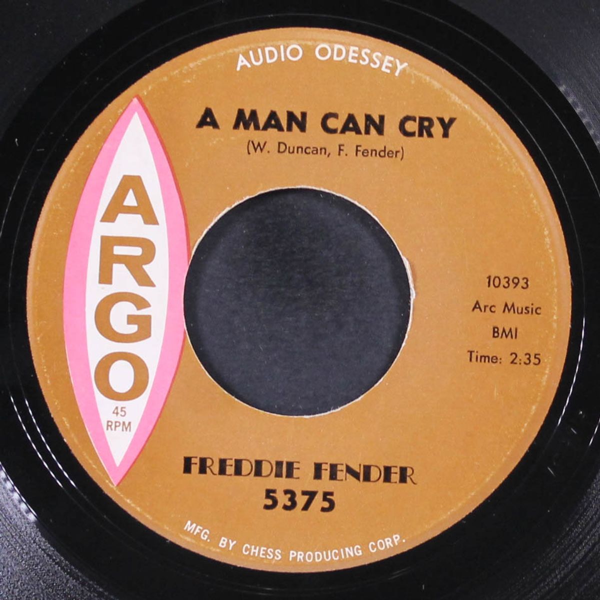a man can cry / you're something else for me by FREDDIE FENDER