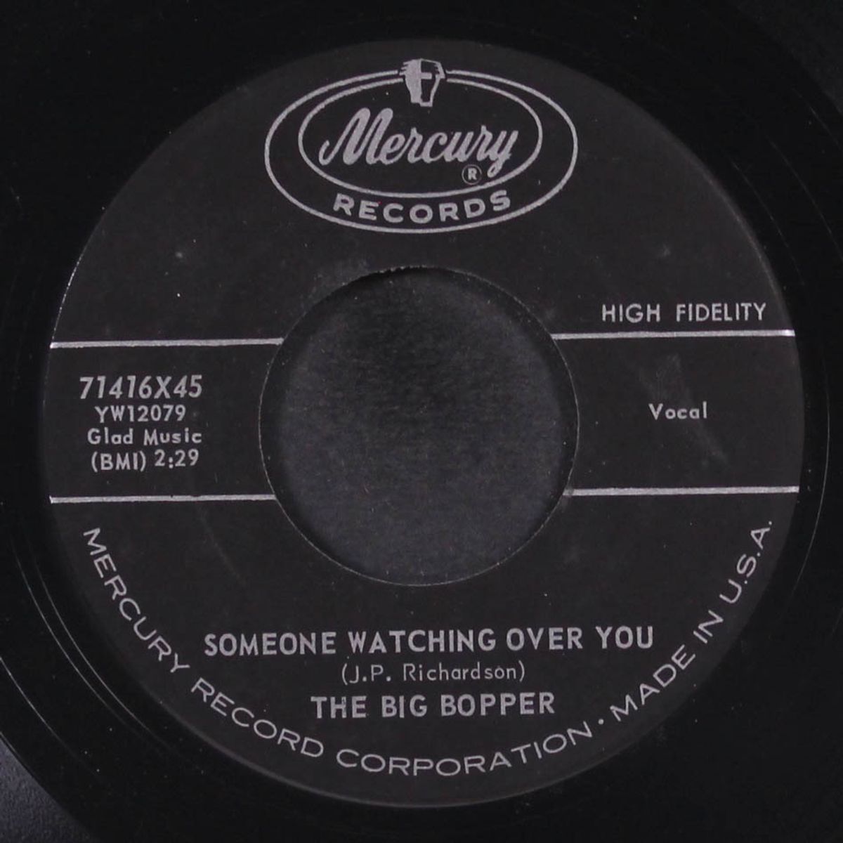 walking through my dreams / someone watching over you by BIG BOPPER