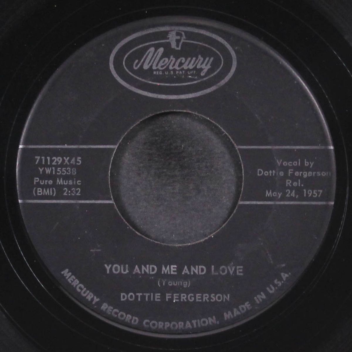 slow burn / you and me and love by DOTTIE FERGUSON