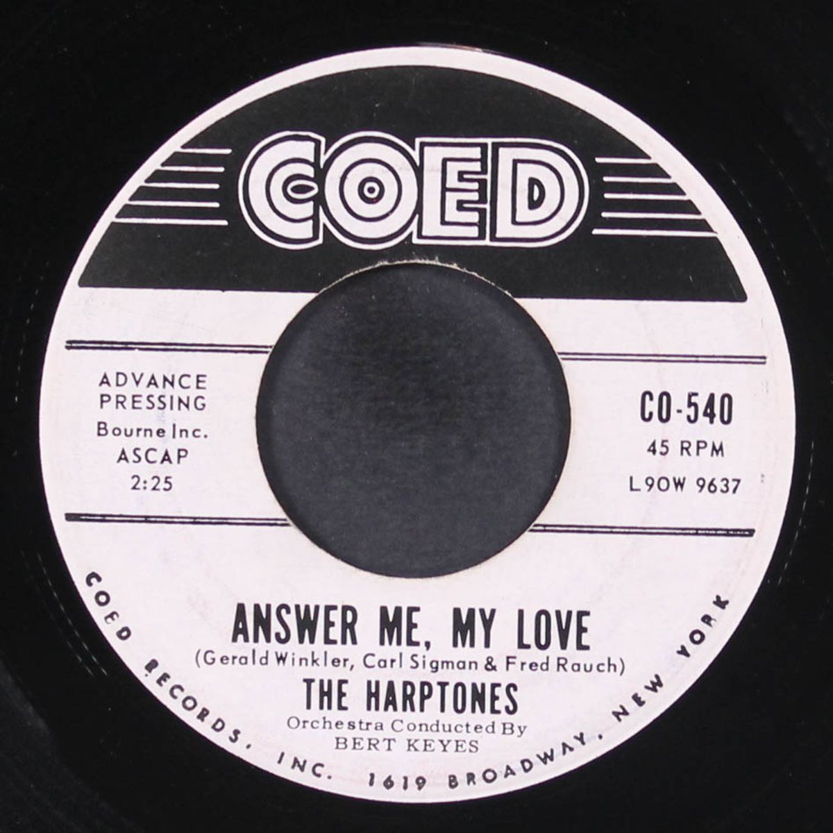 answer me my love / rain down kisses by HARPTONES