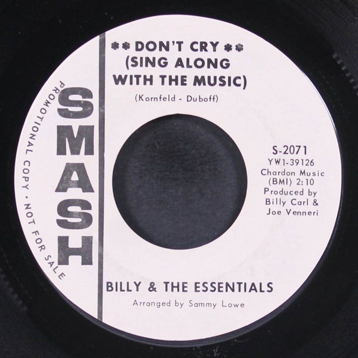 don't cry / baby go away by BILLY & ESSENTIALS