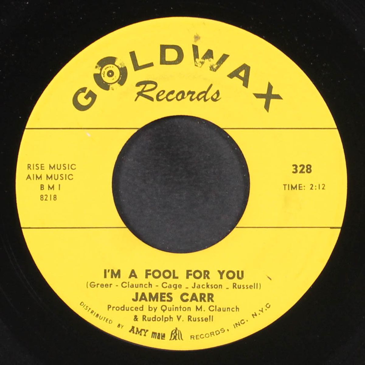 gonna send you back to georgia / i'm a fool for you by JAMES CARR
